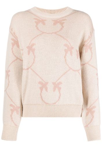 PINKO intarsia-logo jumper - Toni neutri