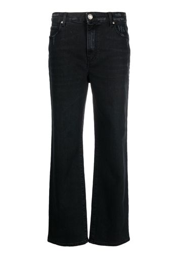 PINKO straight-leg distressed jeans - Nero