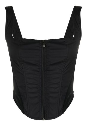 PINKO Top con zip - Nero