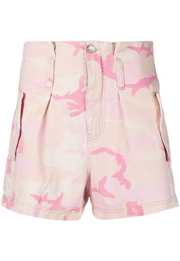 PINKO high-waisted denim shorts - Rosa