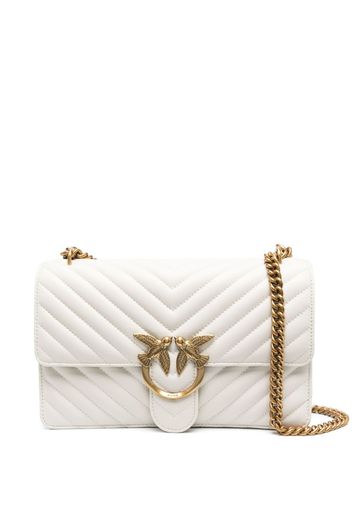 PINKO Love One Classic crossbody bag - Toni neutri