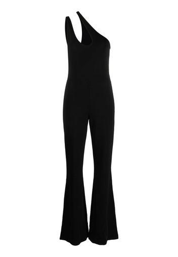 PINKO cut-out flared-leg jumpsuit - Nero