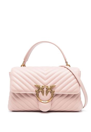 PINKO Love Birds quilted tote - Rosa