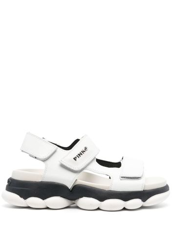 PINKO Mylene chunky-sole sandals - Bianco