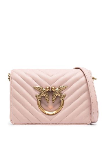 PINKO Love Lady Puff Classic crossbody bag - Rosa