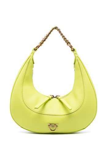 PINKO Love Birds-embellished shoulder bag - Giallo