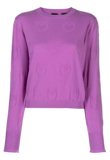 PINKO Love Birds-intarsia jumper - Viola