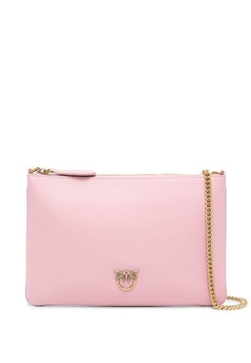 PINKO Flat Love Simply crossbody bag - Rosa