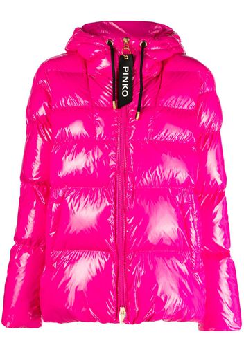 PINKO quilted hooded jacket - Rosa