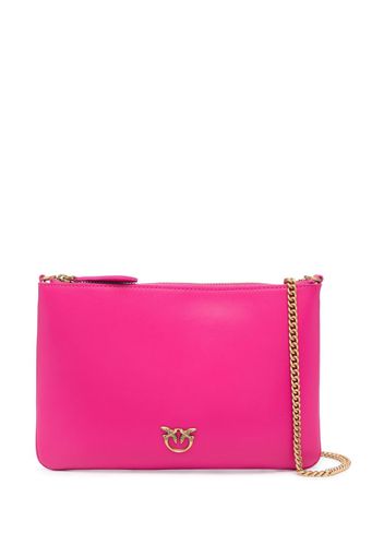 PINKO Flat Love Simply crossbody bag - Rosa