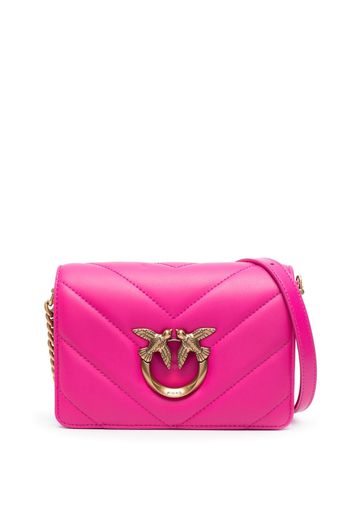 PINKO mini Love Click crossbody bag - Rosa