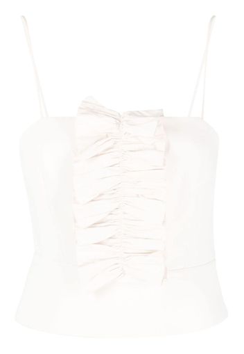 PINKO bow-detailing sleeveless top - Toni neutri