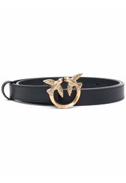 Pinko logo-plaque belt - Nero