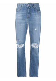 Pinko Jeans slim con effetto vissuto - Blu