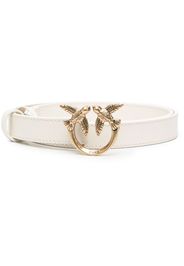 PINKO Love leather belt - Bianco