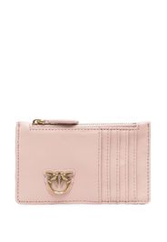 PINKO Love-Birds quilted wallet - Rosa