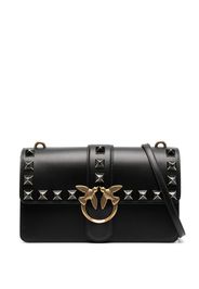 PINKO stud-embellished Lovebird leather bag - Nero