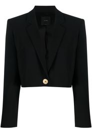 PINKO cropped single-breasted blazer - Nero