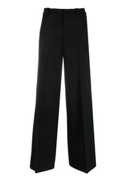 PINKO pressed-crease wide-leg trousers - Nero