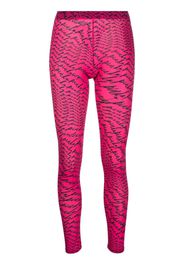 PINKO Leggings con logo - Rosa