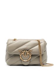 PINKO mini Love Puff leather shoulder bag - Marrone