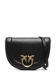 PINKO Love Birds leather crossbody bag - Nero