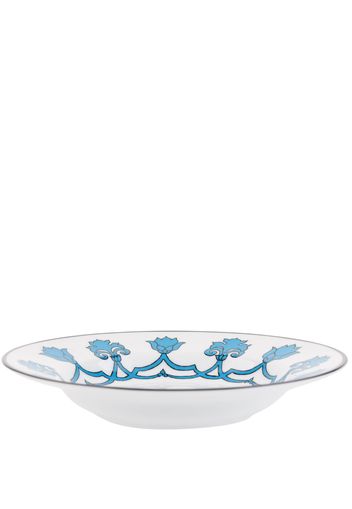 Pinto Paris Jaipur porcelain soup plate - Blu