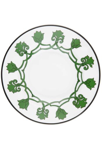 Pinto Paris Jaipur porcelain soup plate - GREEN