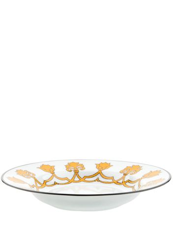 Pinto Paris Jaipur porcelain soup plate - Giallo