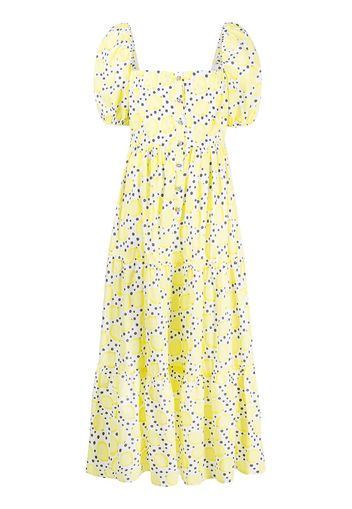 Pitusa Play Praire lemon-print dress - Giallo