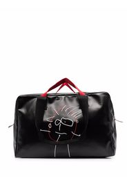 Plan C Pili and Bianca holdall bag - Nero