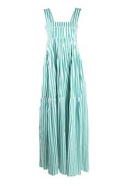 Plan C stripe-print maxi dress - Verde