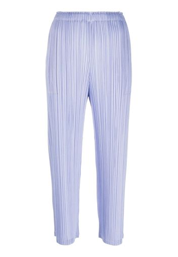 Pleats Please Issey Miyake pleated tapered pants - Viola