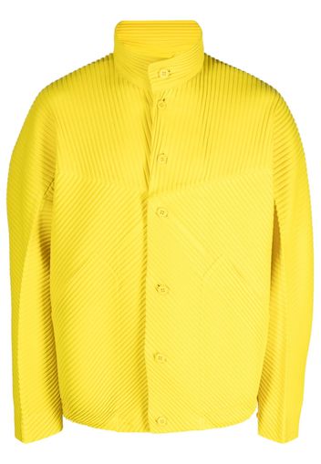 Homme Plissé Issey Miyake Giacca plissettata - Giallo