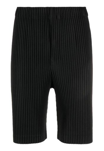 Homme Plissé Issey Miyake plissé straight-leg shorts - Nero