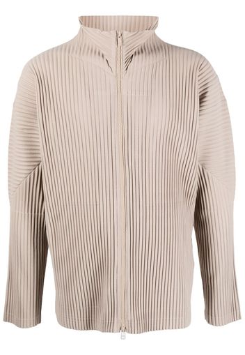 Homme Plissé Issey Miyake Cardigan con zip - Toni neutri