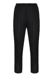 plissé cropped trousers