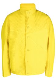 Homme Plissé Issey Miyake Giacca plissettata - Giallo