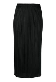 Pleats Please Issey Miyake pleated high-waist skirt - Nero