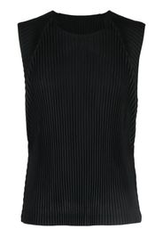 Homme Plissé Issey Miyake Canotta plissettata Mc August - Nero