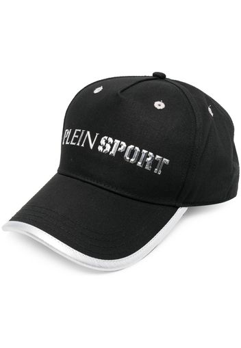 Plein Sport Cappello da baseball con logo - Nero