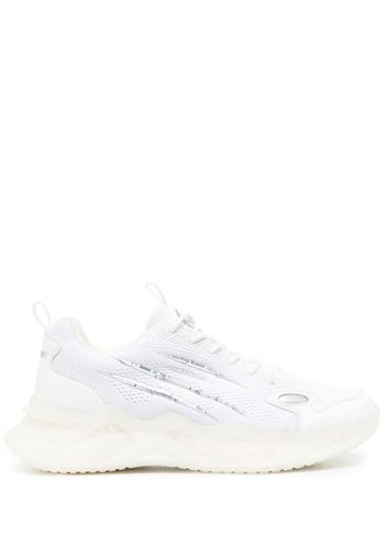 Plein Sport Sneakers Runner con inserti - Bianco