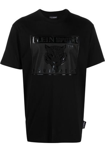 Plein Sport T-shirt con stampa Tiger - Nero