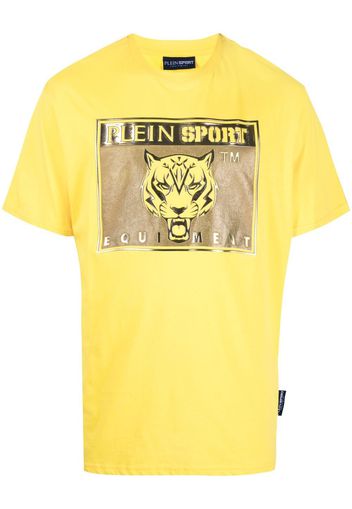 Plein Sport T-shirt con stampa - Giallo