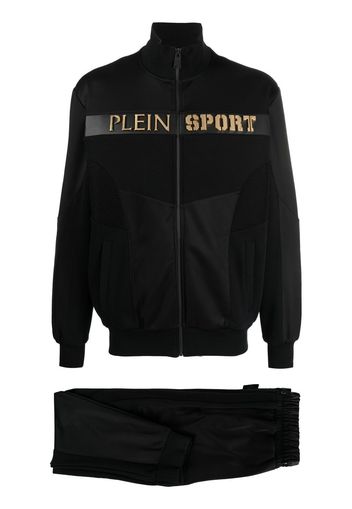 Plein Sport Tuta sportiva con applicazione - Nero