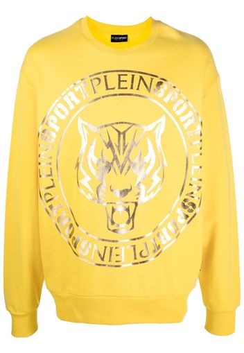 Plein Sport Felpa con stampa - Giallo