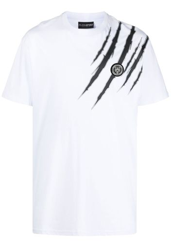 Plein Sport T-shirt con applicazione - Bianco