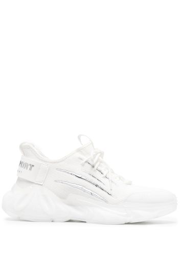 Plein Sport Tiger Attack Gen.X.02 Scratch low-top sneakers - Bianco