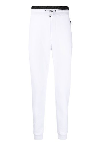 Plein Sport Pantaloni sportivi con applicazione - Bianco