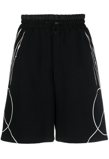 Plein Sport Scratch elasticated waist shorts - Nero